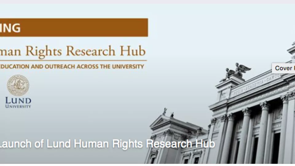 Human rights research hub facebook heading