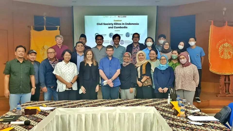 group photo from a workshop in Jakarta