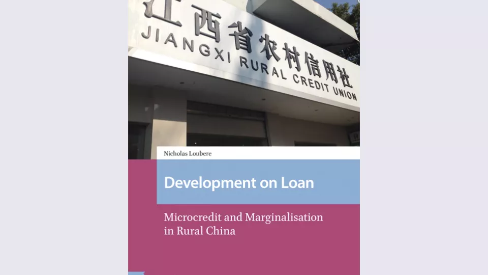 image of "Development on Loan" by Nicholas Loubere book cover