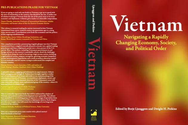 book cover for the book: Vietnam: Navigating a Rapidly Changing Economy, Society, and Political Order