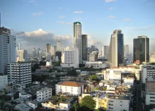 skyview over Bangkok